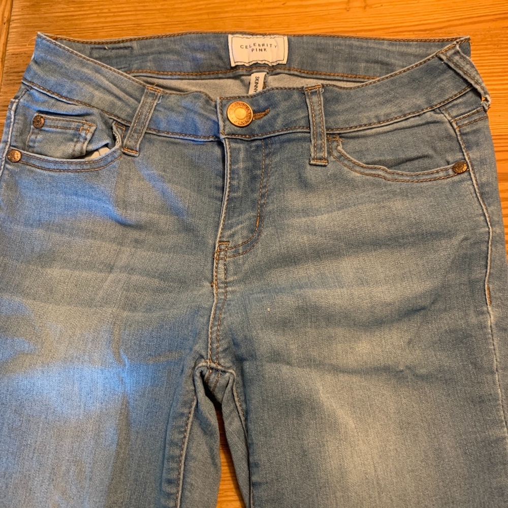 Celebrity pink jeans